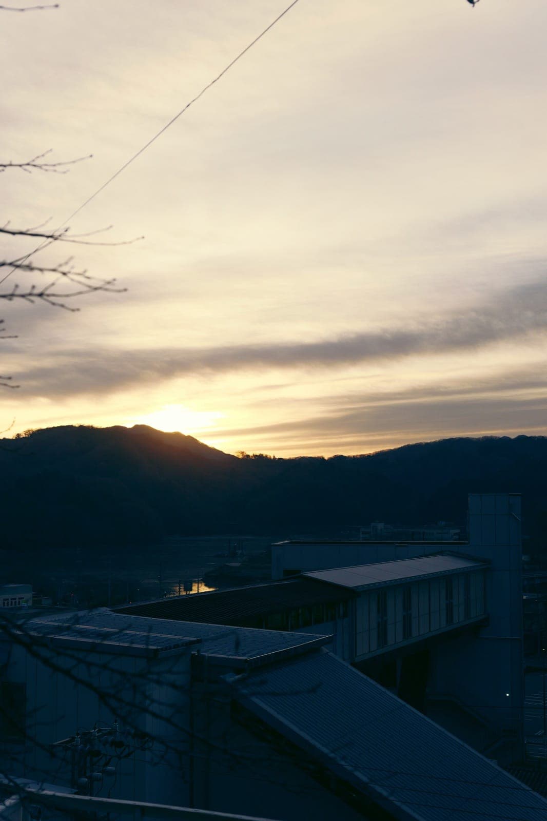 2024年12月の朝の景色