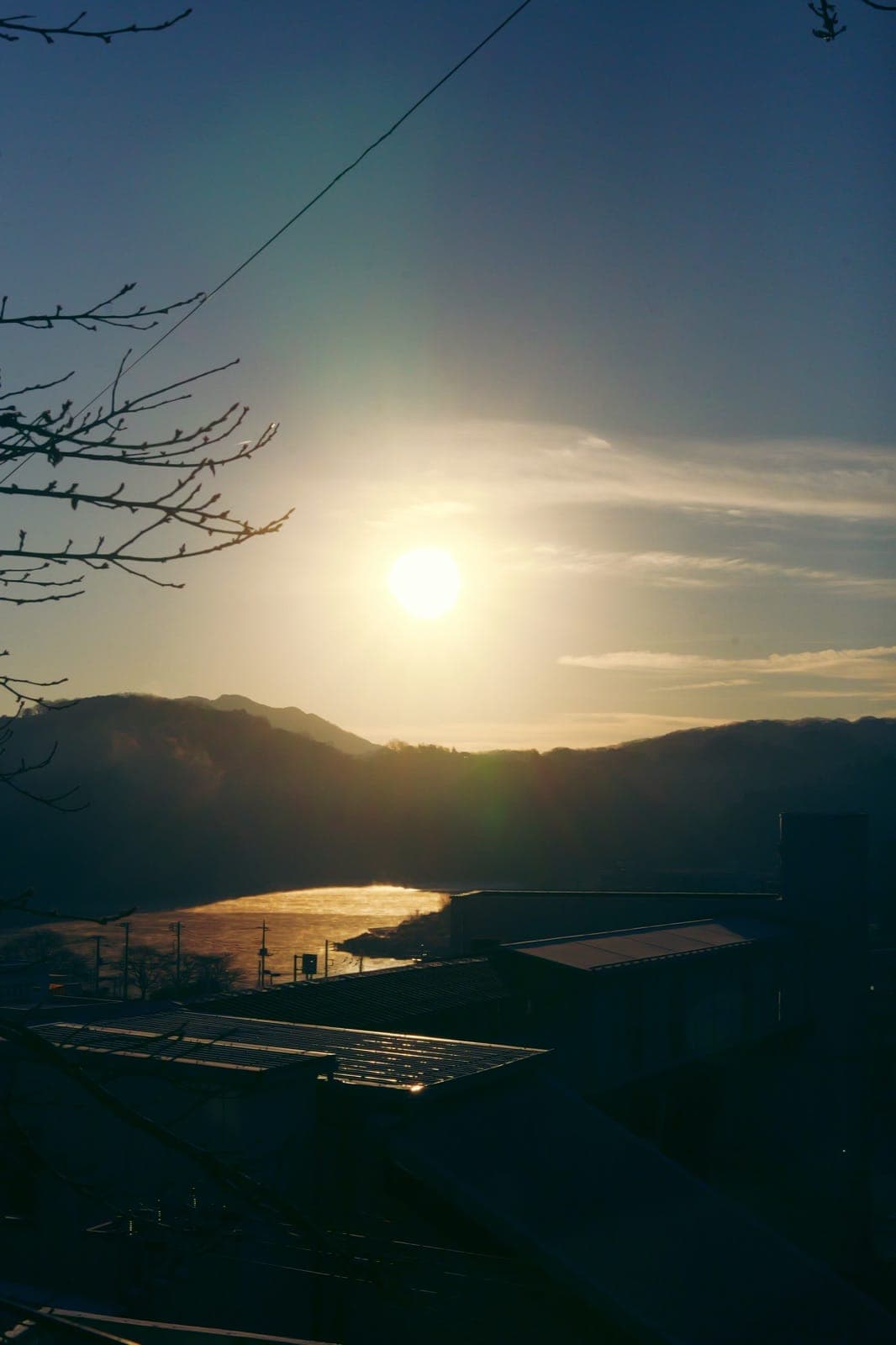 2025年12月の朝の景色